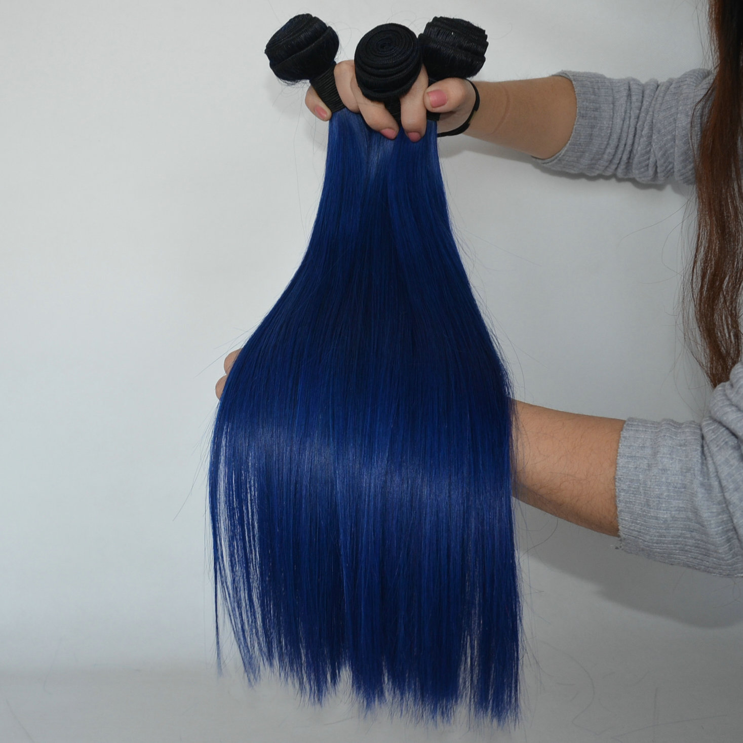 Colorful hair weave straight Brazilian hair bundles DL0013